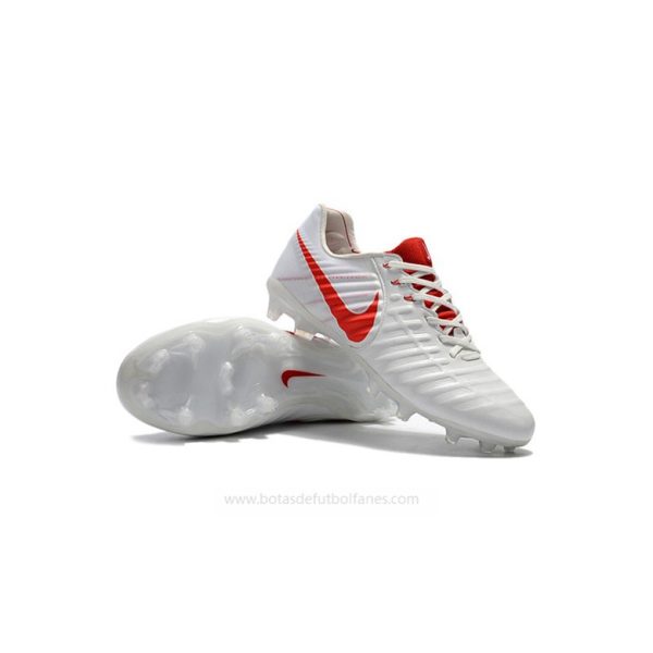 Nike Tiempo Legend VII FG Blanco Rojo